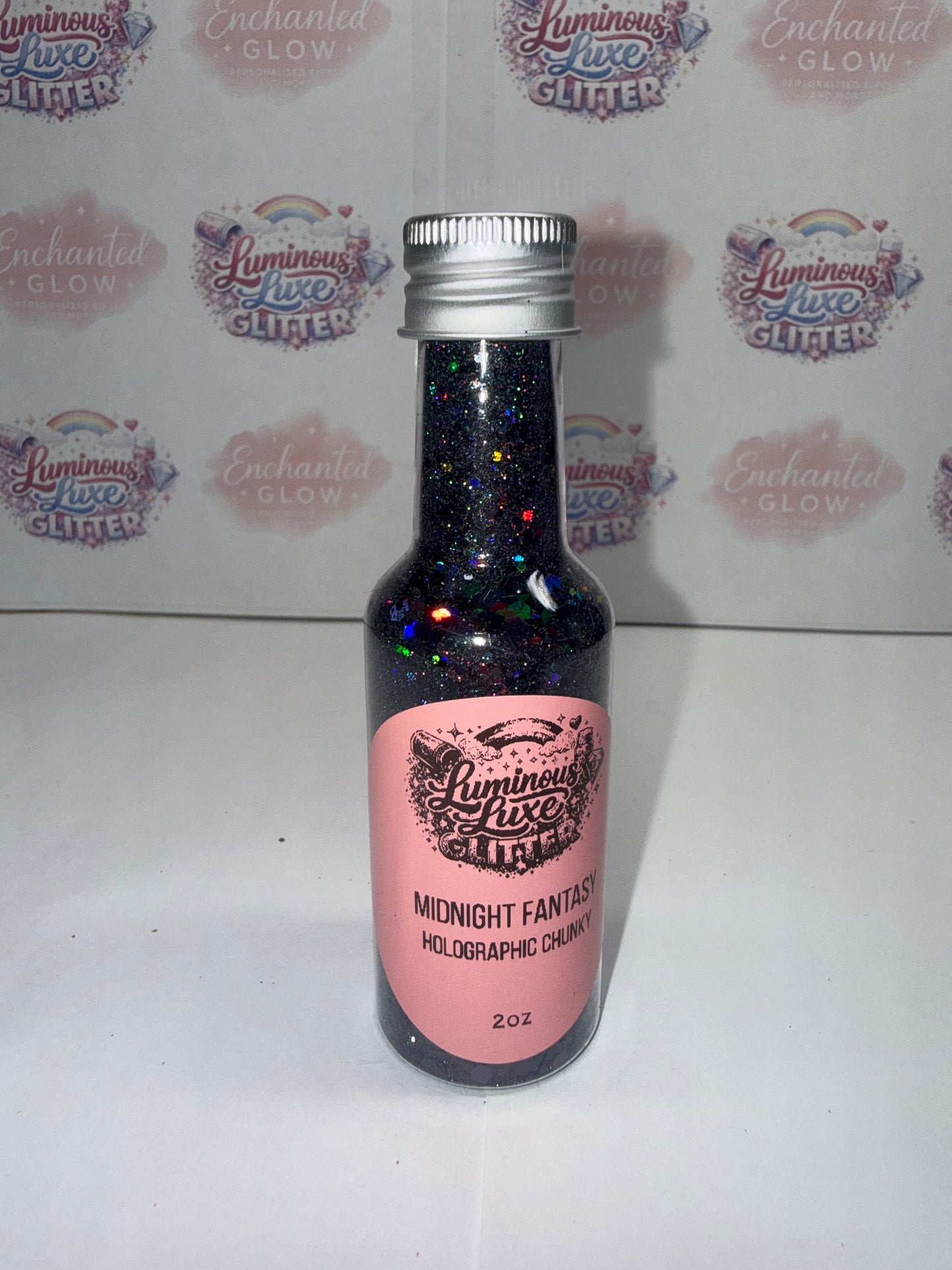 Holographic Glitter Bottles