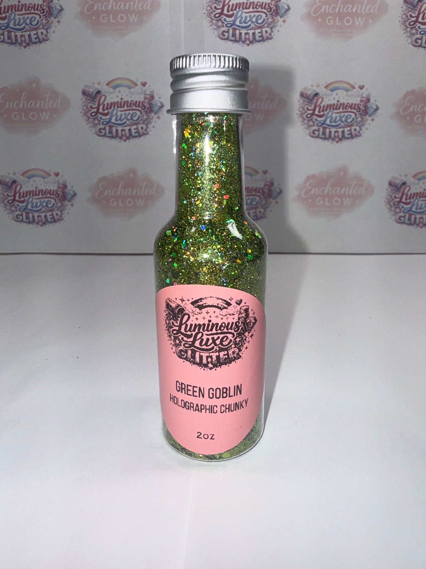 Holographic Glitter Bottles