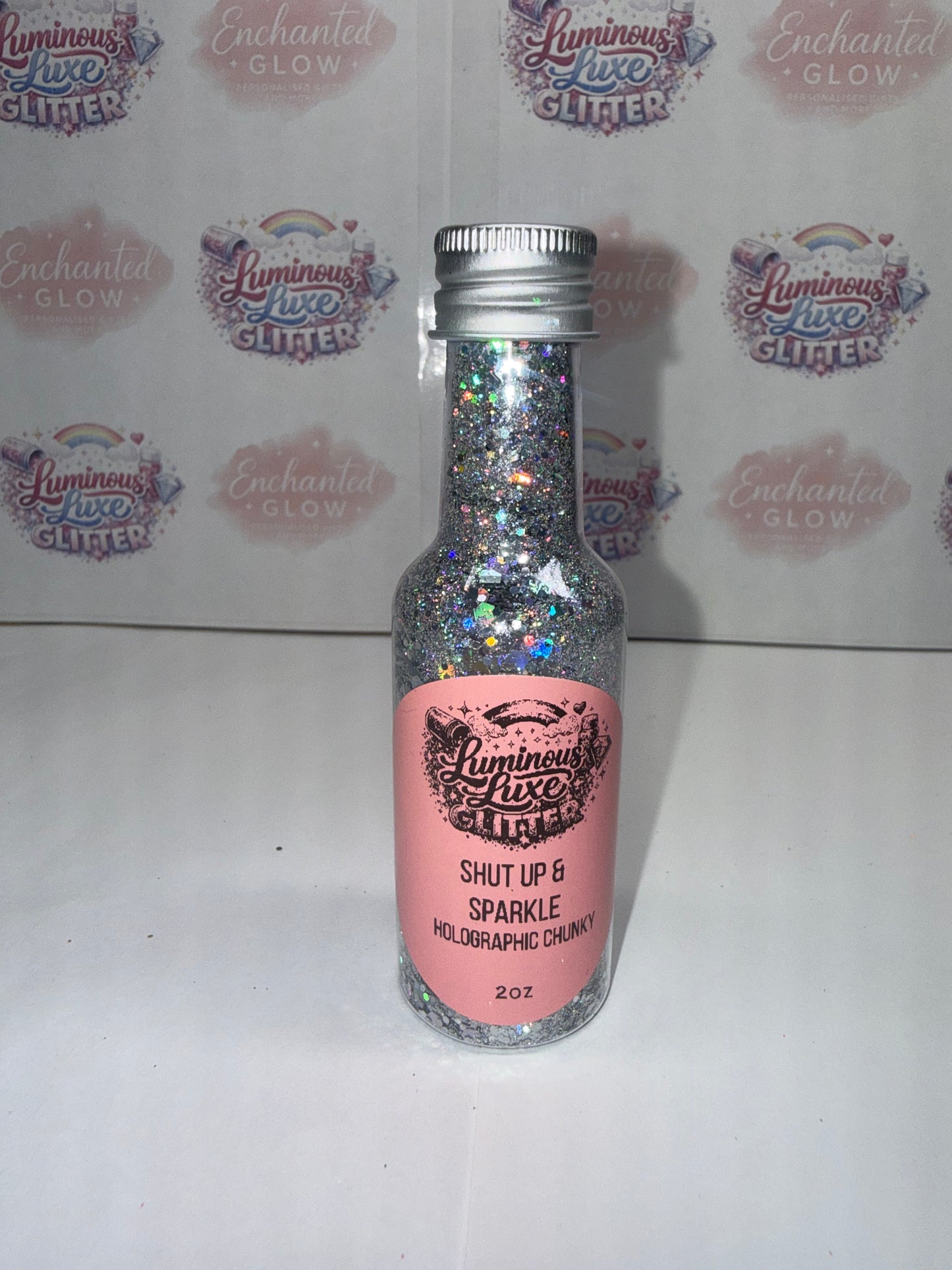 Holographic Glitter Bottles
