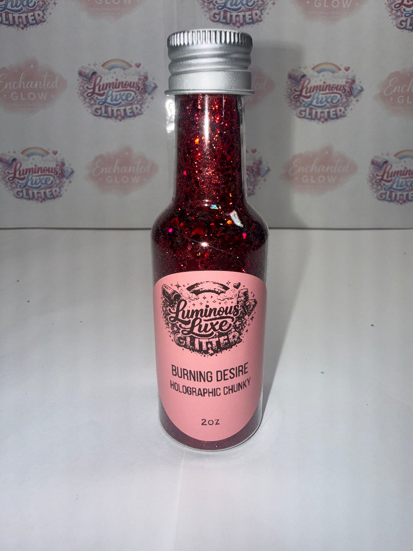 Holographic Glitter Bottles