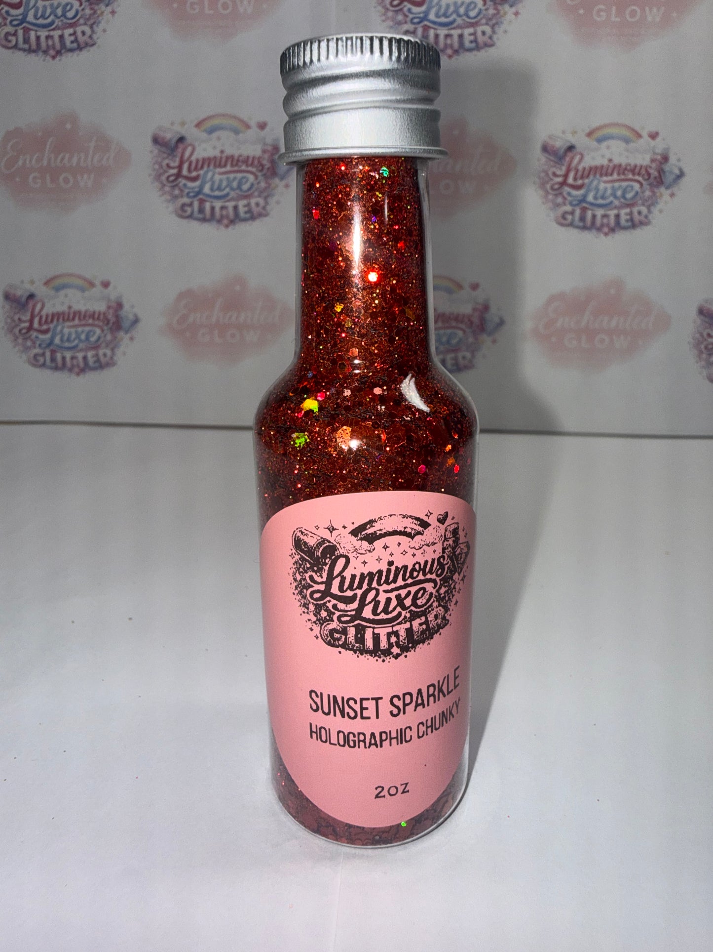 Holographic Glitter Bottles