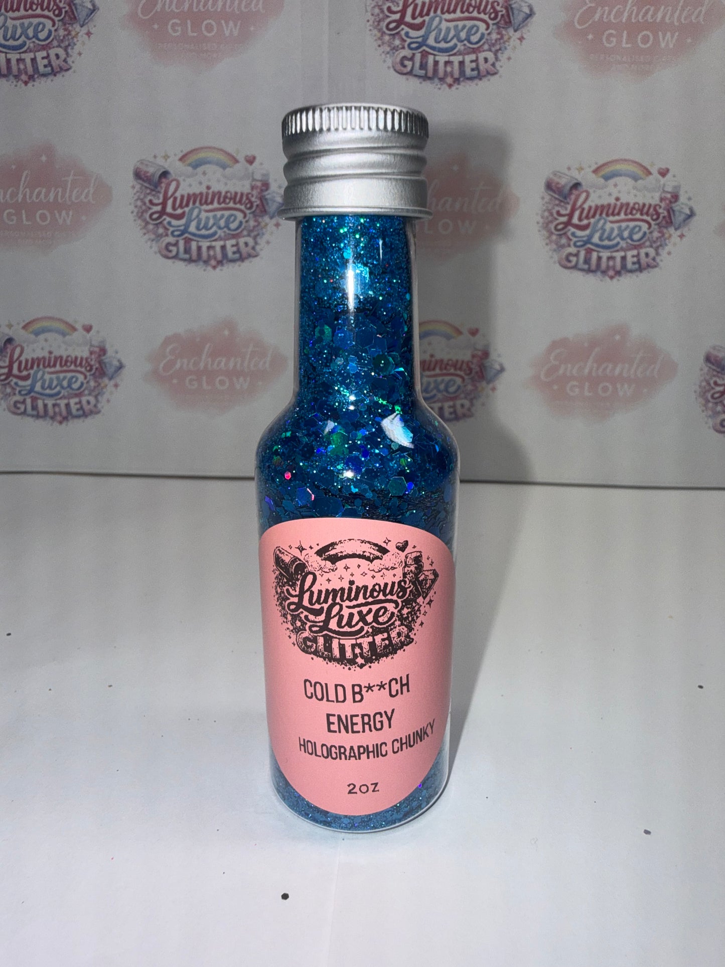 Holographic Glitter Bottles