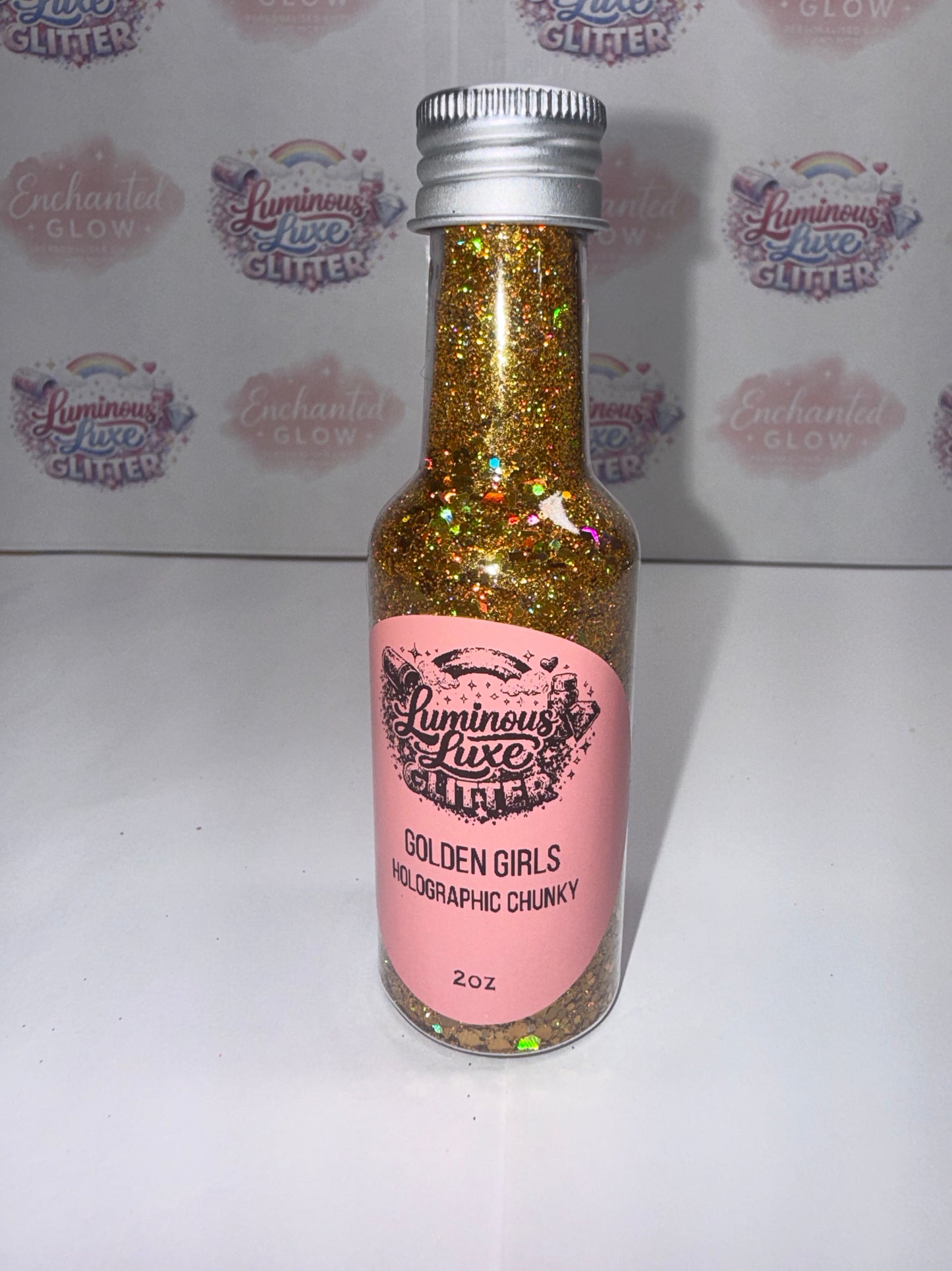 Holographic Glitter Bottles