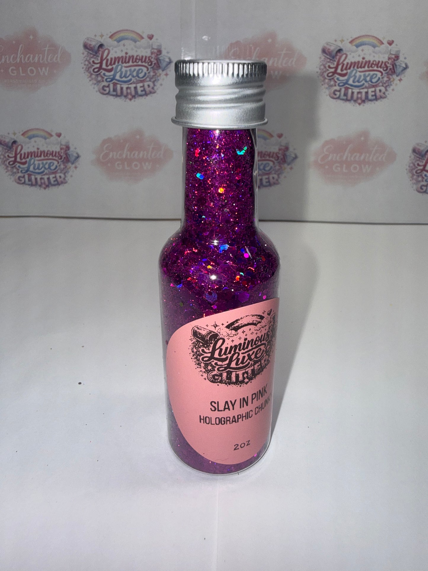 Holographic Glitter Bottles