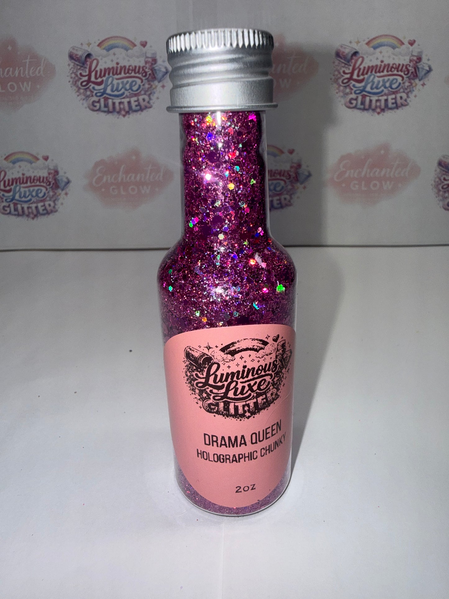 Holographic Glitter Bottles