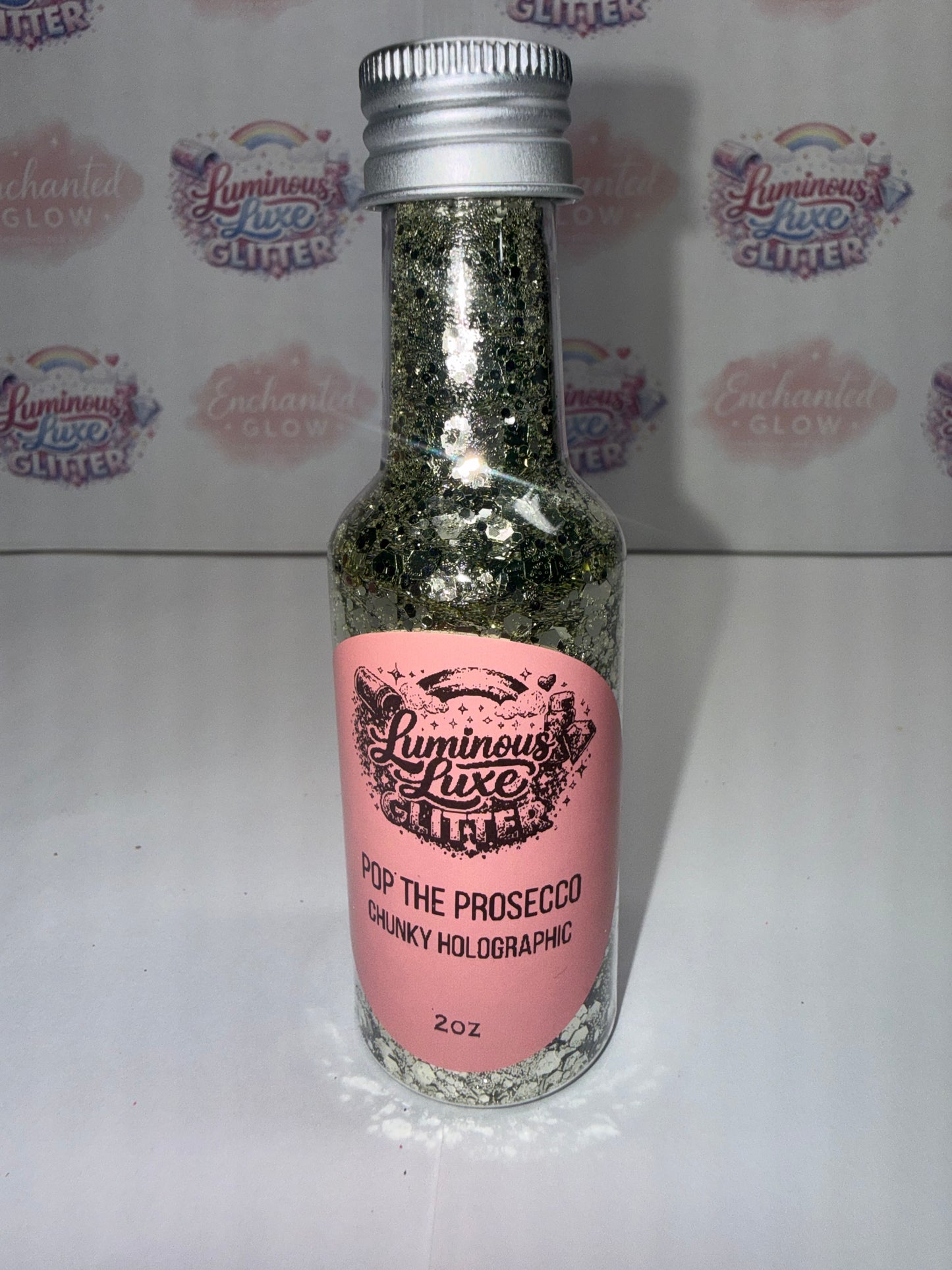 Holographic Glitter Bottles